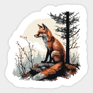 Fox Lovers Sticker